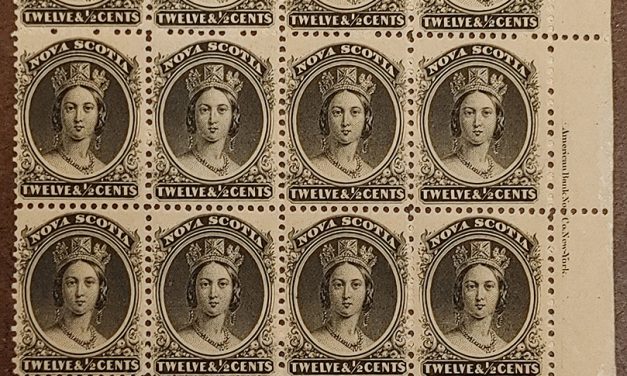 Nova Scotia #13 Never Hinged 1860/63 12.5c Imprint Block duo $2625