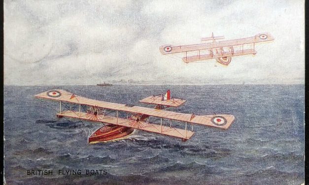Belgium #112 23 Sep 1920 10c Flying Boats colour Art Postcard