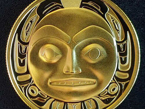 Canada Proof 1997 Robert Davidson Raven 1/2oz $200 Gold #02871