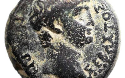 Nero AD 54-68 Phrygia, Apameia 6.89g AE19 w/ Marsyas etc