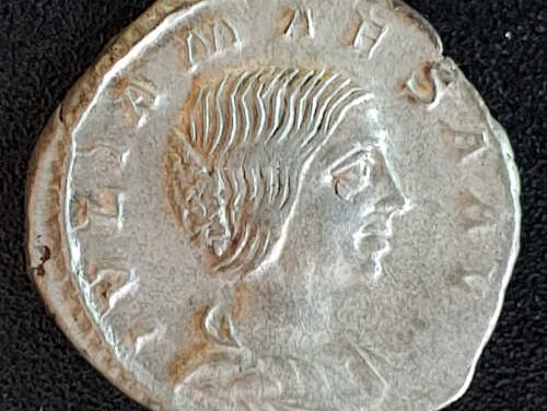 Julia Maesa AD 218-225 2.38g Silver Denarius w/ Puducitia