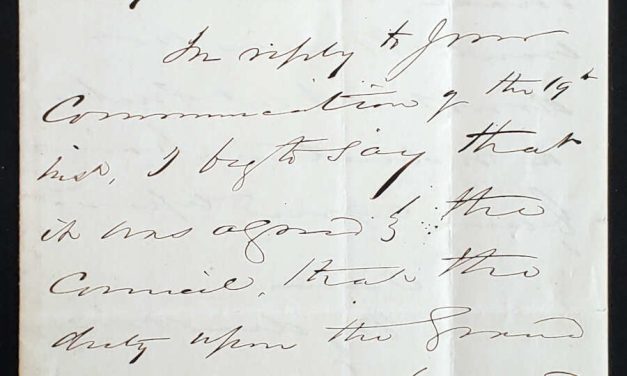 Sir Samuel Tilley (Father of Confederation) signed 1868 Ottawa letter