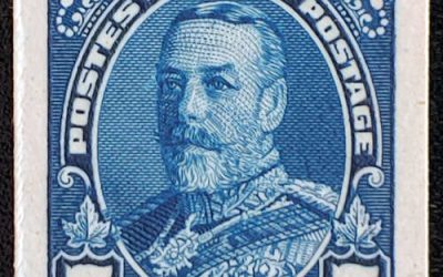 Canada #221P VF 1935 5c George V Plate Proof, 800 made