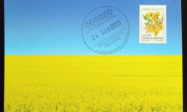 Argentina 24 Aug 2023 Ukraine Support Maxicard #2/4* (last one)