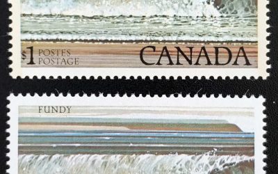 Canada #726ii VFNH 1979/81 $1 Fundy Kiss Print