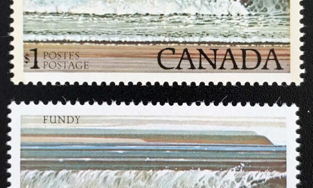 Canada #726ii VFNH 1979/81 $1 Fundy Kiss Print