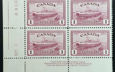 Canada #273 VFNH LL 1946 $1 Ferry Pl 1 Block (4)