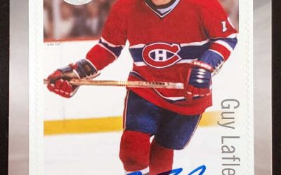 Guy Lafleur signed #2950i VFNH 2016 $1.80 Stamp Card