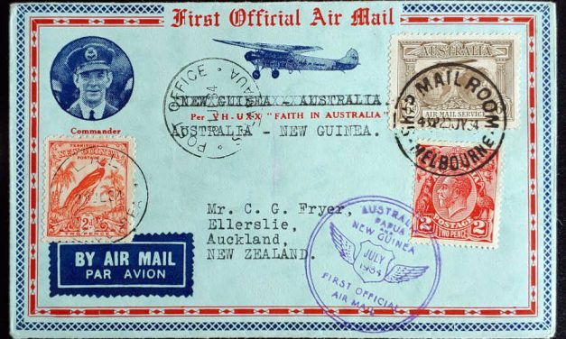 Australia/New Guinea 27 Jul 1934 mixed franked Flight Cover (3)