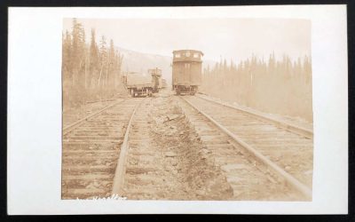 New Hazelton, B.C. Unu G.T.R. Real Photo Postcard