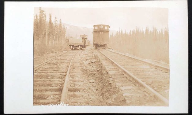 New Hazelton, B.C. Unu G.T.R. Real Photo Postcard