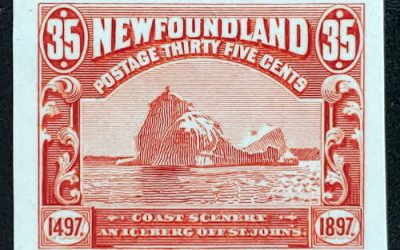Newfoundland #73P VF 1897 35c Iceberg Plate Proof