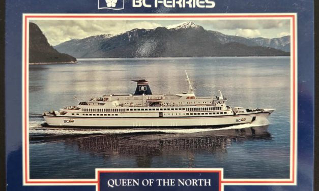 Queen of the North Unu B.C. Ferries colour Postcard