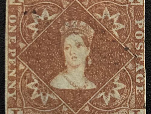 Nova Scotia #1 Fine+ Used 1853 1d shade, 2018 RDM Cert.