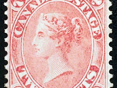 Canada #20i Fine Unu HR 1859/64 2c Victoria shade