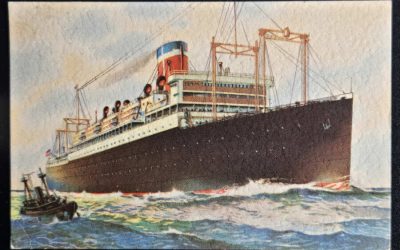 U.S.A. #720 15 Apr 1938 S.S. President Roosevelt 3c Paquebot Card