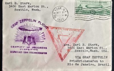 U.S.A. #C18 2 Oct 1938 50c Baby Zep First Day Flight Cover