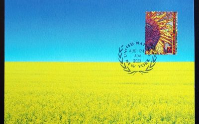 U.N./N.Y. 24 Aug 2023 Ukraine Support Maxicard #1/3* (one available)