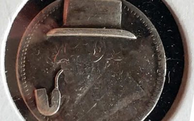 South African Republic 1893 3d Silver Folk Art
