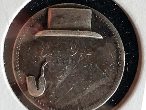 South African Republic 1893 3d Silver Folk Art