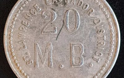 H.B.C. St. Lawrence Labrador District XF 1923 20 MB Token