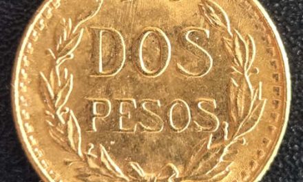 Mexico BU 1945M Gold 2 Peso .0482oz AGW