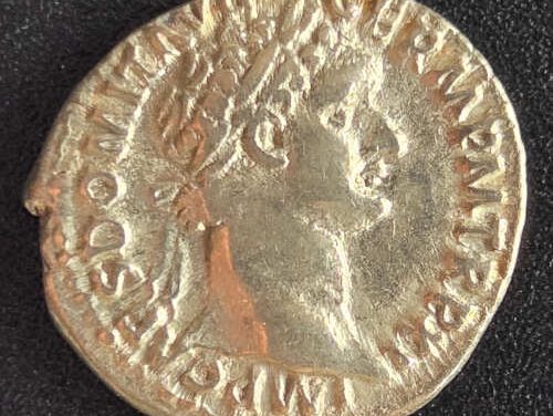 Domitian AD 81-96 3.29gm Silver Denarius w/ Minerva etc