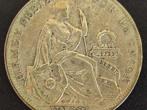 Peru XF 1935 Silver Sol .4019oz ASW