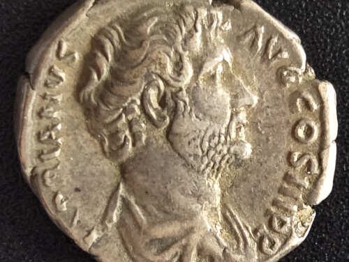 Hadrian AD117-138 3.555gm Silver Denarius/ Vota Publica etc