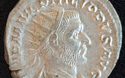 Philip I AD 244-249 3.47gm Silver Antoninianus w/ Victory etc