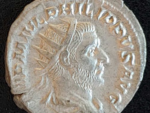 Philip I AD 244-249 3.47gm Silver Antoninianus w/ Victory etc