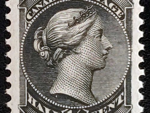 Canada #34 VFNH 1882 1/2c Small Queen shade