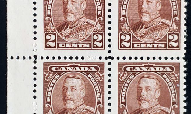Canada #218i Fine+ Never Hinged 2c Mole on Forehead in Block