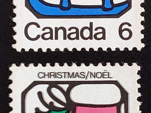 Canada #625a VFNH 1973 6c Black Double Printed Error