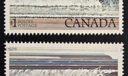 Canada #726 VFNH 1979 $1 Fundy Shifted Inscription w/ normal