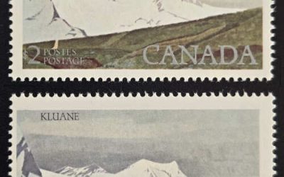 Canada #727 Never Hinged $2 Kluane Shifted Inscription