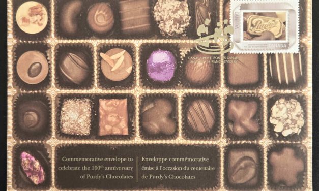 Canada Post 2007 Purdy’s Chocolates Centenary Cover