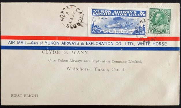 Yukon Airways #CL42 13 Apr 1928 27c FFC (2)