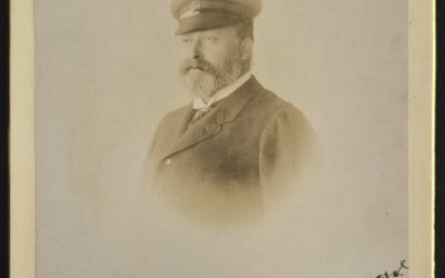 Prince Albert Edward 1894 signed 6.5×9.5″ Debenham photo, ex Raab