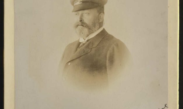 Prince Albert Edward 1894 signed 6.5×9.5″ Debenham photo, ex Raab