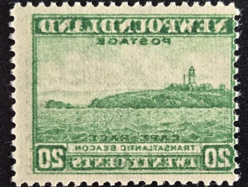 Newfoundland #263i Fine Never Hinged 1941 20c Reverse Offset