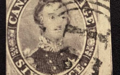 Cda #10 Fine Montreal 4-ring Used 1852 6d Albert $4500