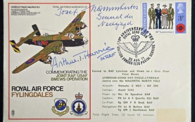 G.B. 25 Aug 1971 3d Bomber Harris and Kammhuber signed RAF Cover
