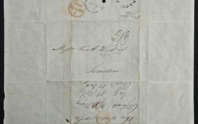 Mexico/London 30 May 1842 Sadler, Oaxaca RMS Isis FLS, 4 known