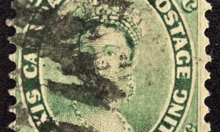 Canada #18 Fine Used 1859 12.5c Stitch Watermark, ex Lyman