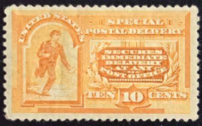 U.S.A. #E3 Fine Mint 1893 10c Special Delivery