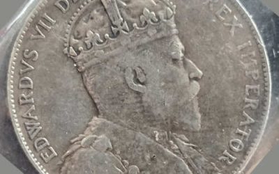Canada ICCS VF30 1904 Edward VII Silver 50 Cents