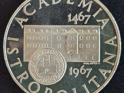 Czechoslovakia Proof 1967 University Silver 10 Korun