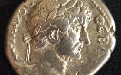 Hadrian AD 117-138 6.93gm Cappadocia, Caesarea Silver Didrachm