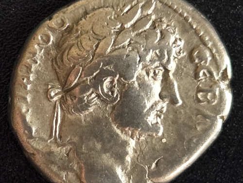 Hadrian AD 117-138 6.93gm Cappadocia, Caesarea Silver Didrachm